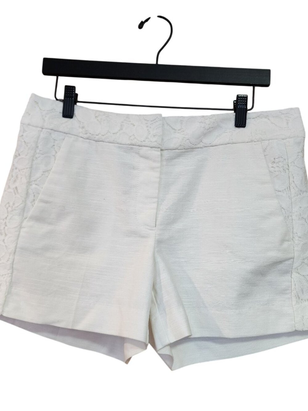 LOFT White Lace-Trim Women's Shorts